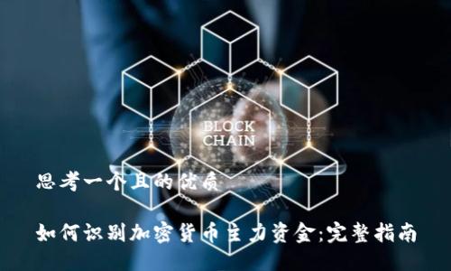 思考一个且的优质

如何识别加密货币主力资金：完整指南